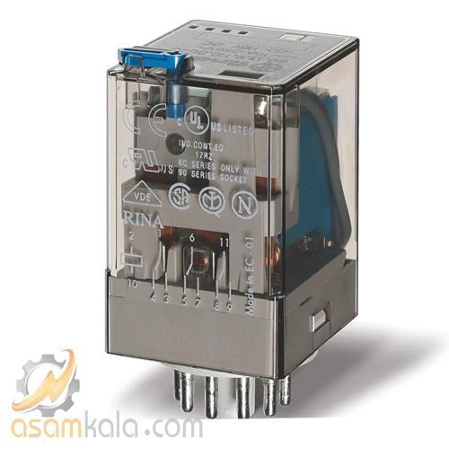 رله 3 کنتاکت 10 آمپر 11 پین فیندر کد 601391100040