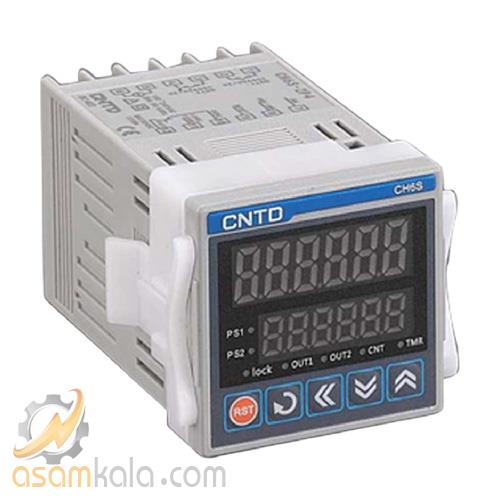 کانتر تایمر دیجیتال 48*48 CNTD کد CH6S-2P4