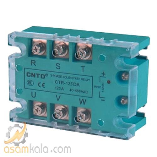 رله SSR سه فاز 25 آمپر ورودی DC برند CNTD