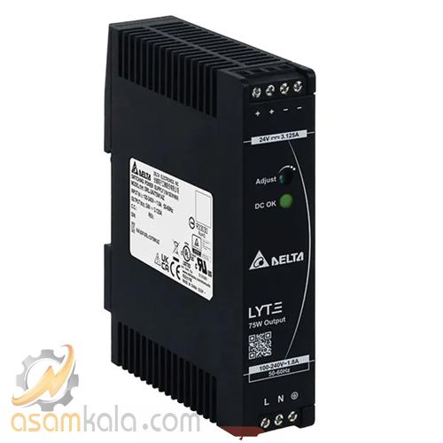 منبع تغذیه 3.125 آمپر دلتا DRL-24V75W1AZ