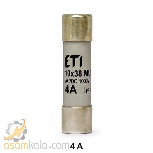 فیوز استوانه ای ( سیگاری ) 4 آمپر ETI مدل 10x38 gG