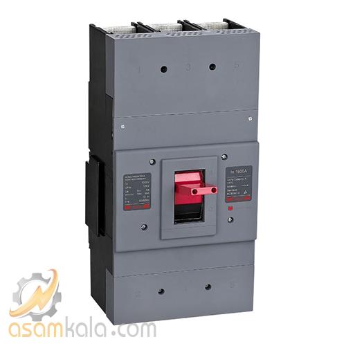 كليد كامپكت غير قابل تنظيم (فیکس) سه پل 1600 آمپر هیمل