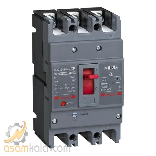 كليد كامپكت قابل تنظيم حرارتي - مغناطيسي سه پل 400 آمپر هیمل