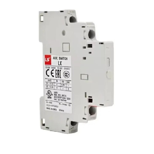 کنتاکت کمکی ال اس برای کلیدحرارتی 0.63 تا 100 مدل LX(1NO+1NC)