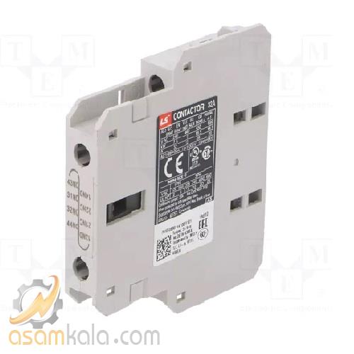 کنتاکت کمکی ال اس (متاسل) برای کنتاکتورهای 185 تا 800 مدل AU-100(1NO+1NC)