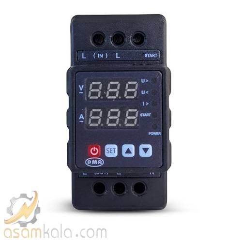 محافظ ولتاژ و جریان کنتاکتور تکفاز 80 آمپر PMA