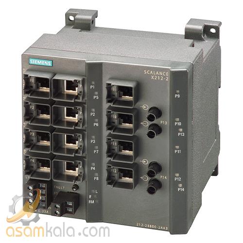 سوئیچ اسکالانس زیمنس مدل 6GK5212-2BB00-2AA3