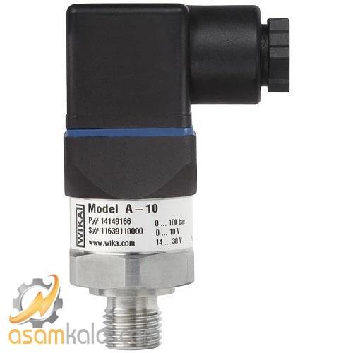 ترانسمیتر فشار ویکا A-10 محدوده 0 تا 600 بار ولتاژی