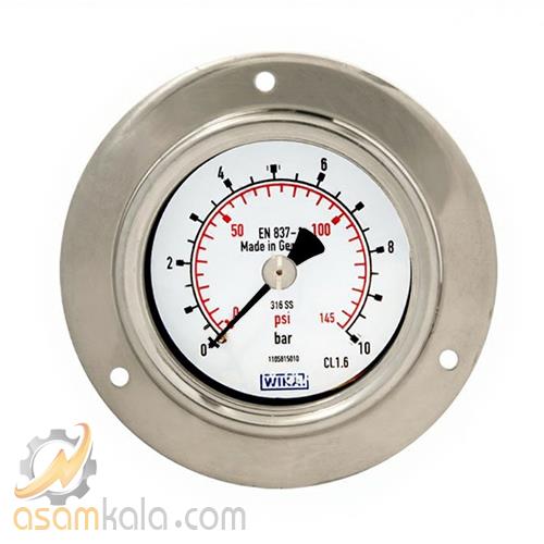 گیج فشار ویکا رنج 0 تا 10 بار مدل 232.50.063