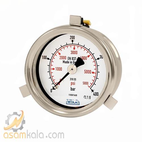 گیج فشار ویکا رنج 0 تا 400 بار مدل 232.50.063