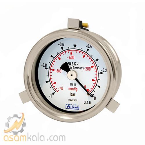 گیج فشار ویکا رنج 1- تا 0 بار مدل 232.50.063