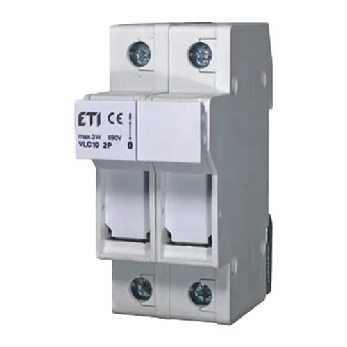 پایه فیوز دو پل (gG) کریر (سکسیونری) 38*10 ETI