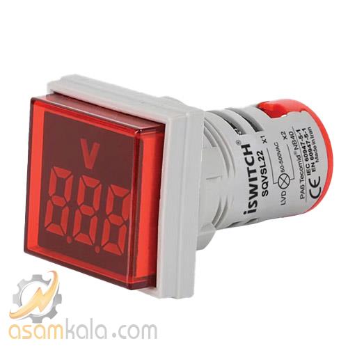 نمایشگر ولت متر مربعی آی سوییچ مدل SQV-SL22