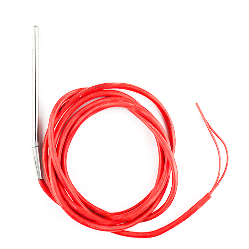 سنسور دما RTD-PT100 سه سیم شیلد دار ( روکش سیلیکونی )