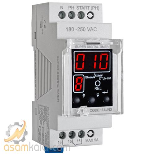 سوپر تایمر دیجیتال سری N شیوا امواج مدل DTJN-8M