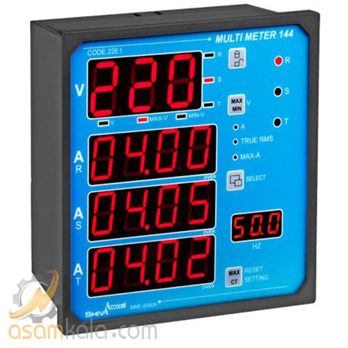 مولتی متر ۱۴۴ شیوا امواج مدل MME-6000A