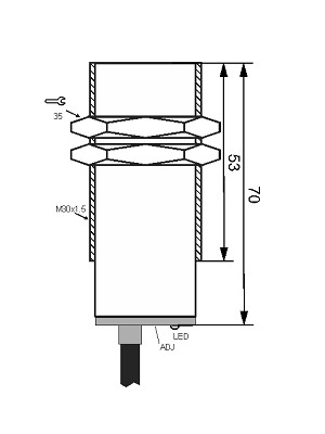 ابعاد CPS-210-OA-30