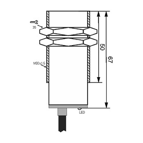 ابعاد IPS-210-OA-30